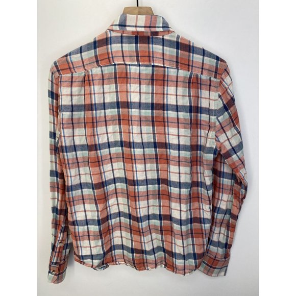 Marine Layer Long Sleeve Button-Down Plaid Shirt - Picture 3 of 6
